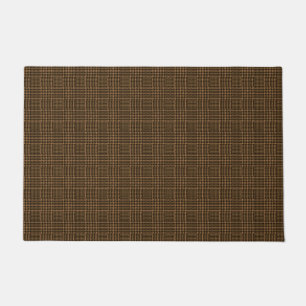 Tapete Padrão de Xadrez do Brown Glen Check Houndstooth