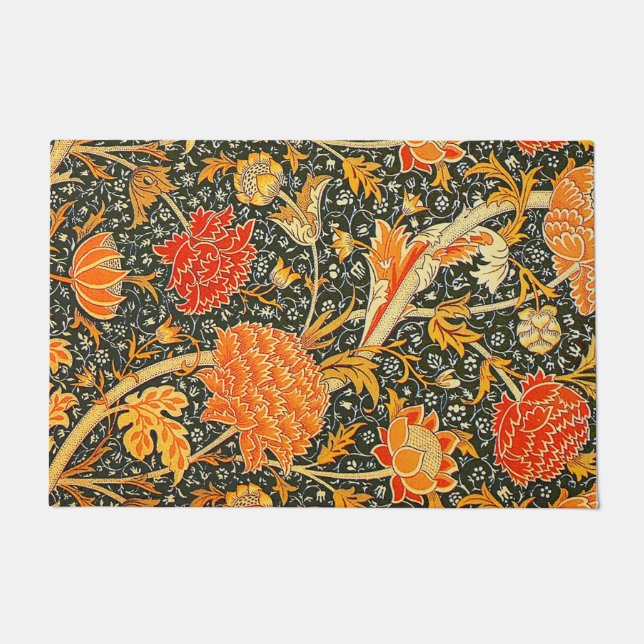Tapete Padrão Floral Vintage William Morris Cray (Frente)