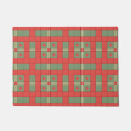 Tapete Padrão Geométrico Abstrato em Cores Intensas