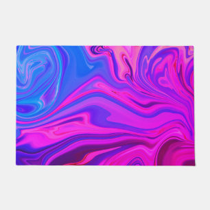 Tapete Padrão Neon Blue Purple Abstrato