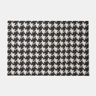 Tapete Padrão Preto Branco Pied-de-Poule