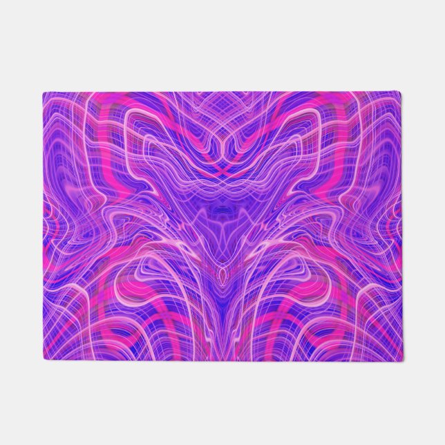 Tapete Padrão psíquico roxo (Frente)