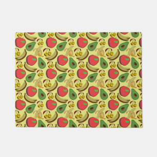 Tapete Padrão sem costura de fruta tropical colorida