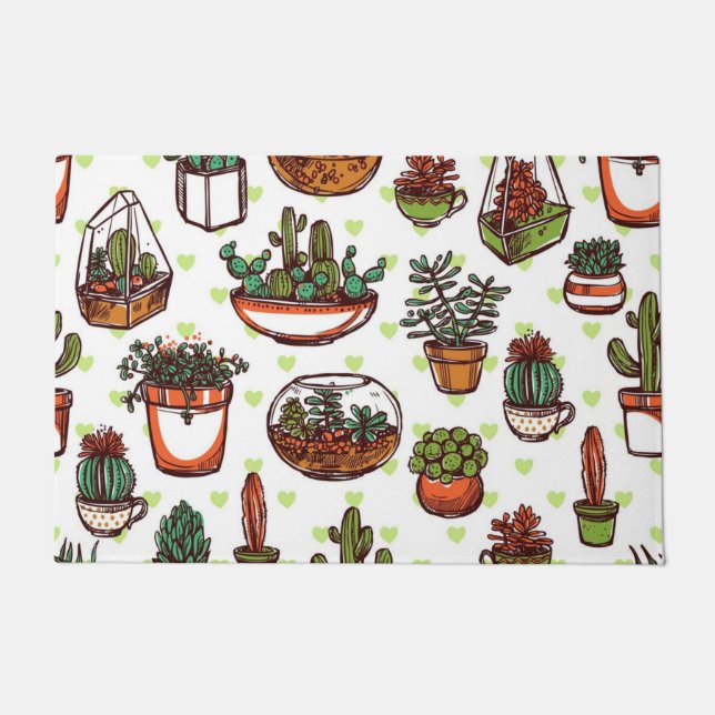 Tapete Padrão vegetal (Frente)