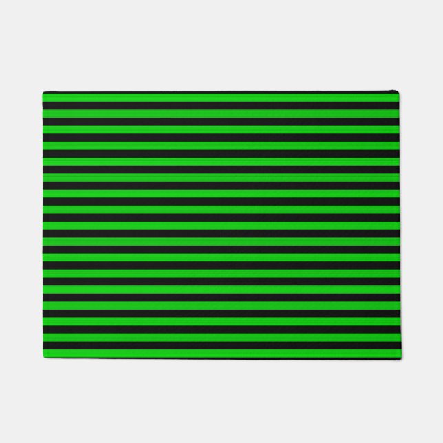 Tapete Padrão Verde Black Stripes Invisível (Frente)
