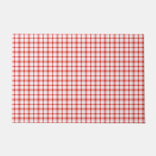 Tapete padrão xadrez tartan