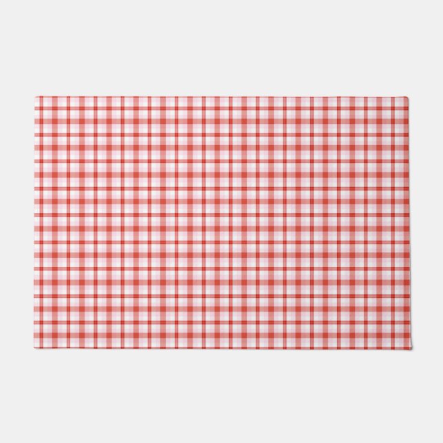 Tapete padrão xadrez tartan (Frente)