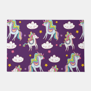 Tapete Padrões do Cavalo Mágico Funny Unicorn