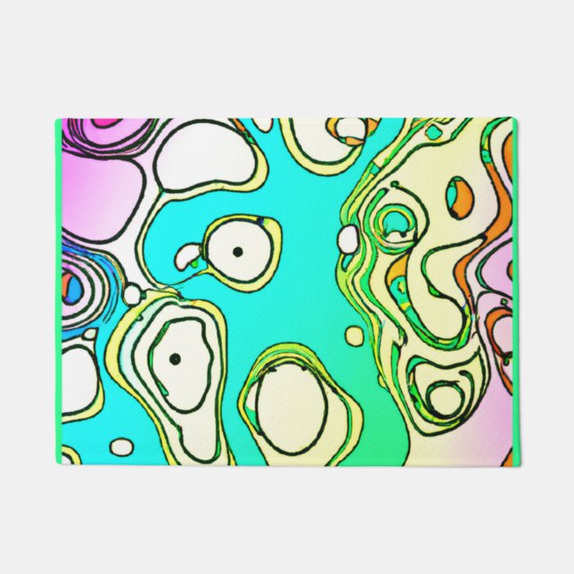 Tapete Padrões modernos Art Design (Frente)