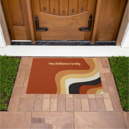 Tapete Página inicial do Hippie personalizado laranja dos