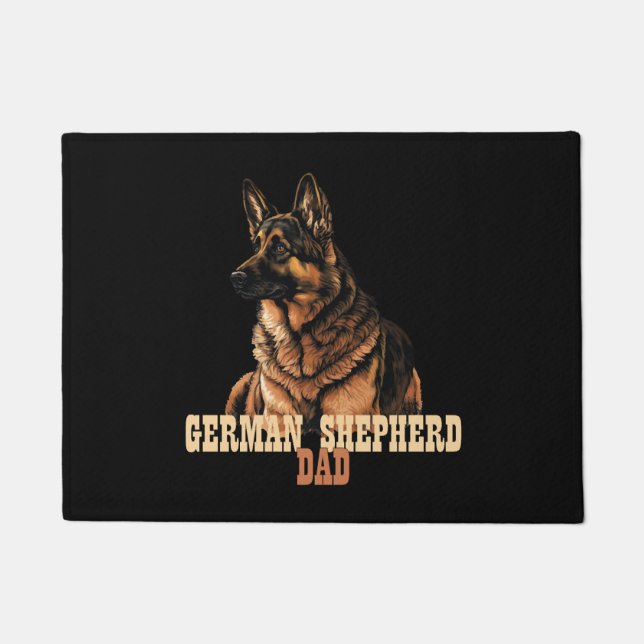 Tapete Pai do german shepherd, Pai do proprietário GSD (Frente)