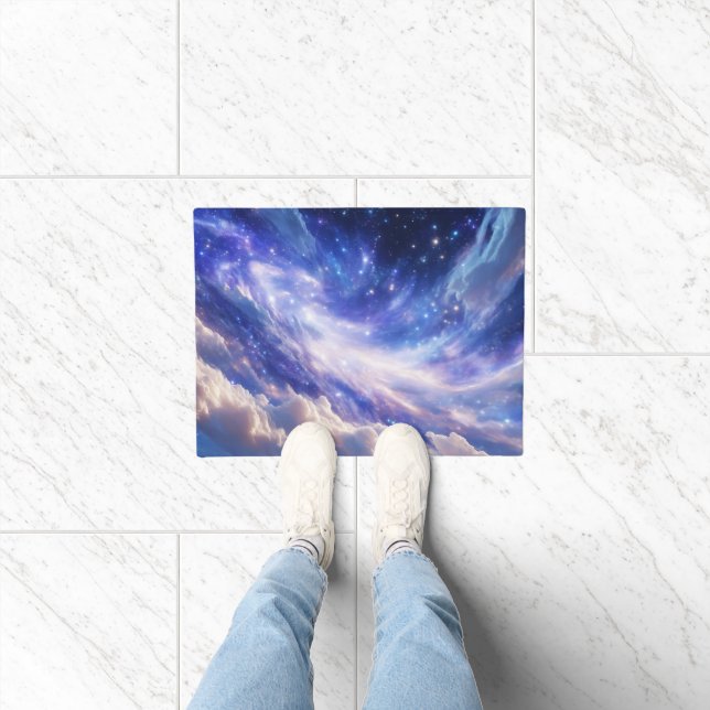 Tapete Paisagem Cósmica: Nebulosa Inundada e Noite Estrel (Interior)