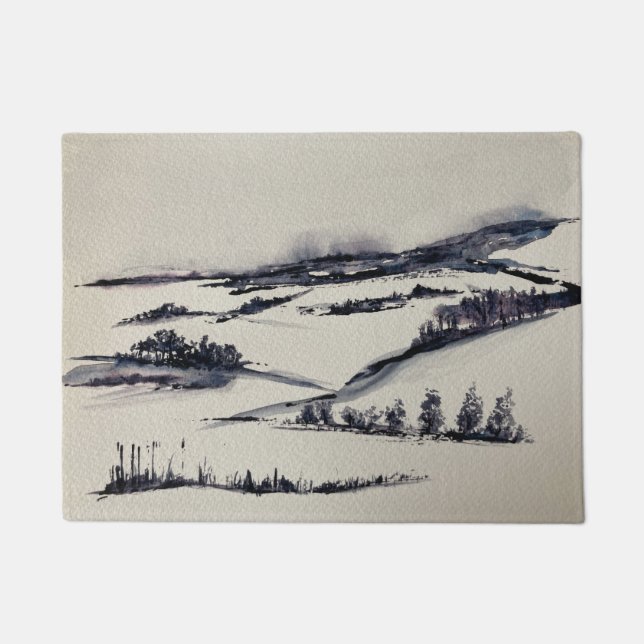 Tapete Paisagem de Neve (Frente)