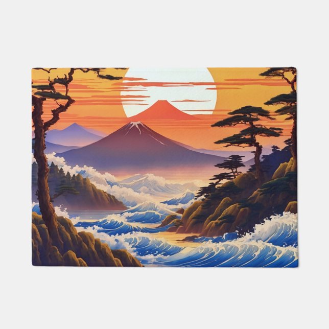 Tapete Paisagem Sunrise Japonesa (Frente)