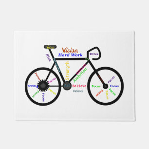 Tapete Palavras Motivacionais, Bicicleta, Bicicleta, Moto