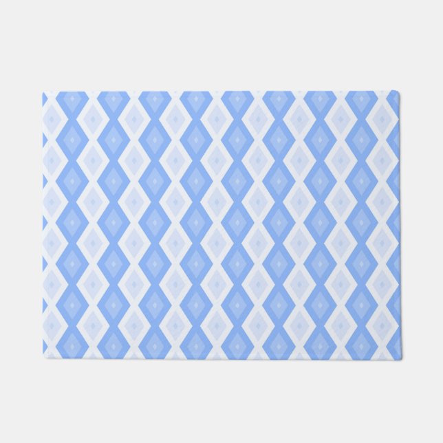 Tapete Pale blue diamond pattern (Frente)