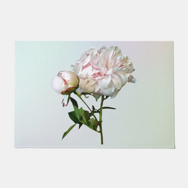 Tapete Pale Pink Peony and Bud (Frente)