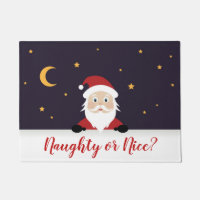 Papai Noel pedindo decoração de Natal malvado ou N