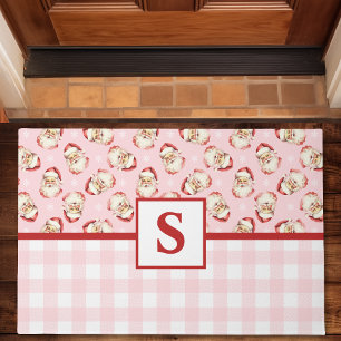 Tapete Papai Noel Vintage Ginga Rosa Monogramado Natal