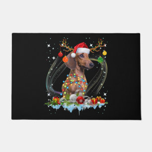 Tapete Papais noeis Engraçados Dachshund Reindeer Natal 