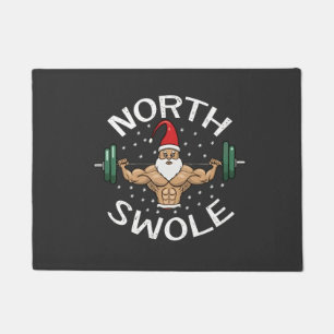 Tapete Papais noeis Musculares Engraçados do North Swole