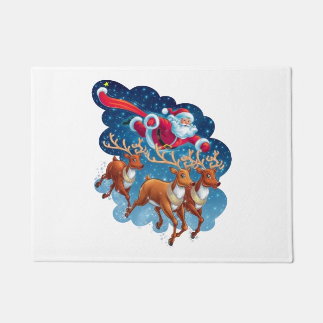 Tapete Papais noeis Sleigh Adventure (Frente)