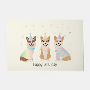 Tapete Parabéns Pembroke Welsh Corgi Dogs