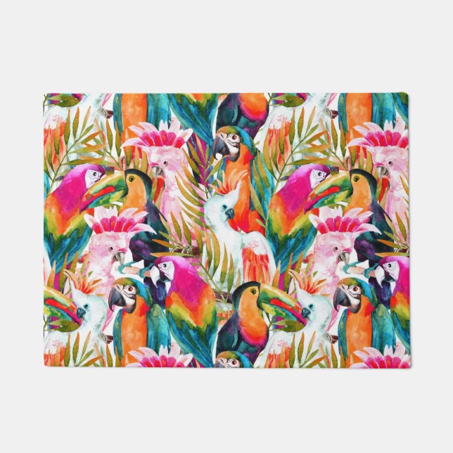 Tapete Parrots & Palm Folaves (Frente)