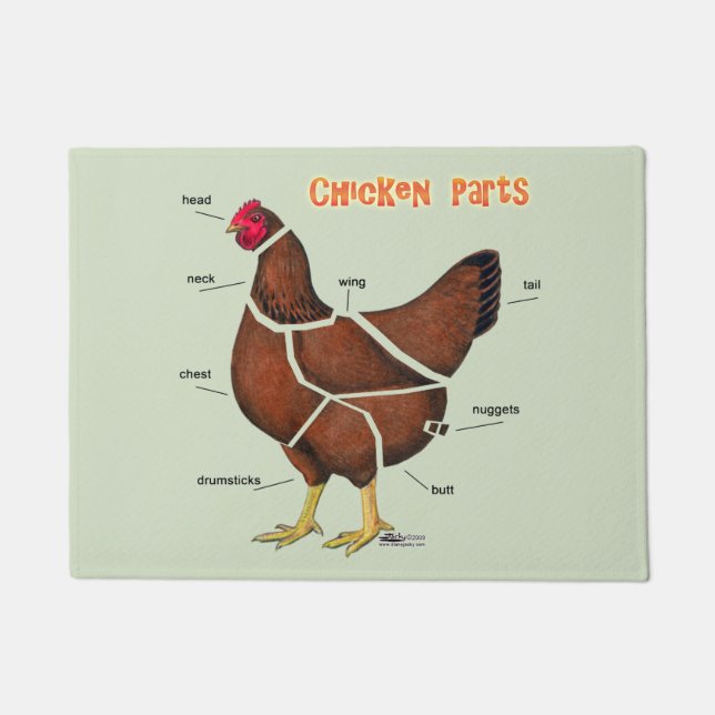 Tapete Partes de Frango (Frente)