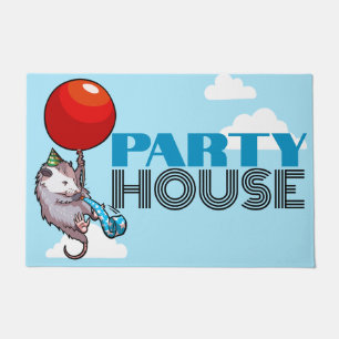 Tapete PARTITY HOUSE Funny Possum Balão Flutuante Ogambm