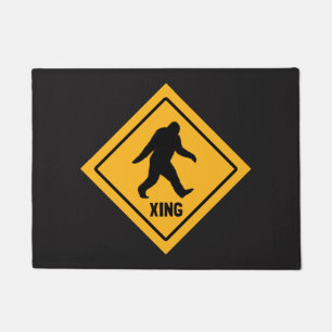Tapete Passagem de Pé Grande Sasquatch Xing Sinal Quad