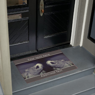Tapete Pássaro Corvo de Cinza Africano Personalizado