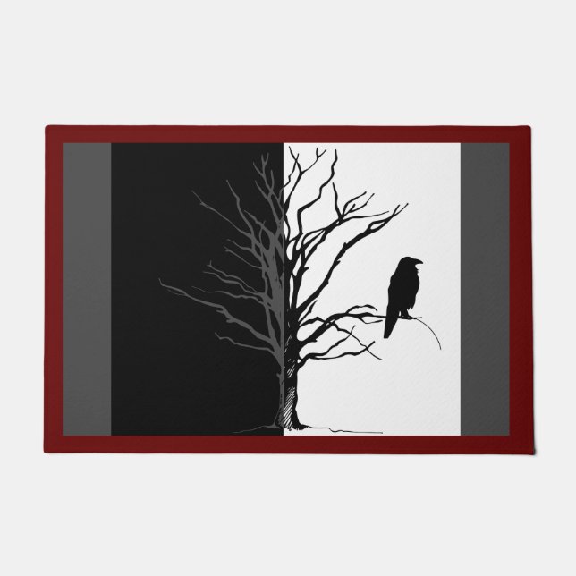 Tapete Pássaro Fotografia Crow ou Raven (Frente)