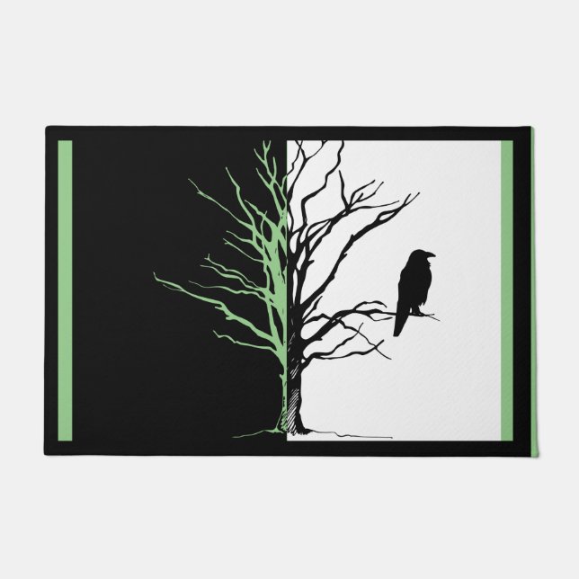 Tapete Pássaro Fotografia Crow ou Raven (Frente)
