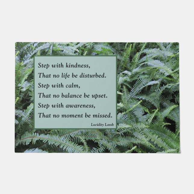 Tapete Passo com a porta calm (Frente)