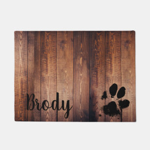 Tapete Pata de Cães Mat Personalizada do Chão
