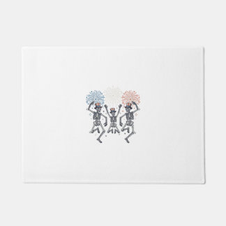 Tapete Patriotic Dancing Skeleton Fireworks Vintage Shirt