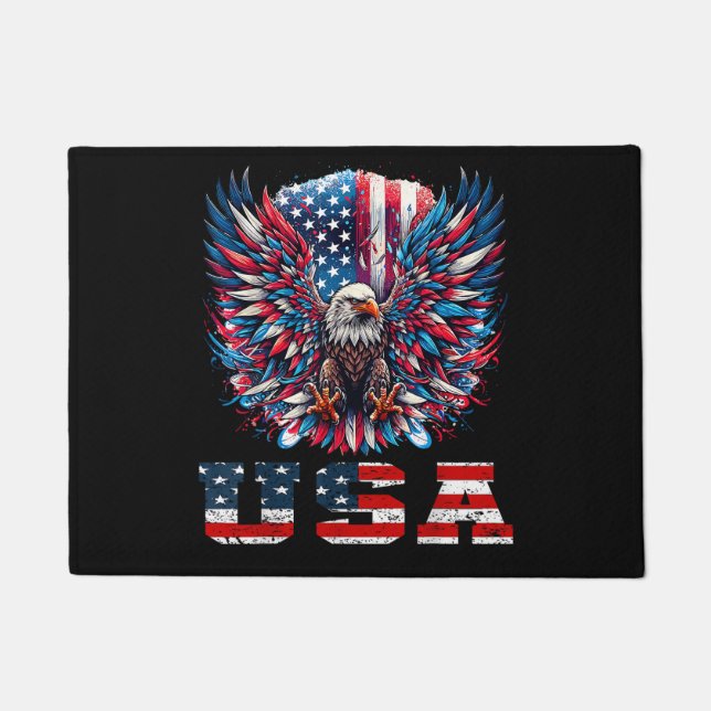 Tapete Patriotic Eagle USA Flag (Frente)