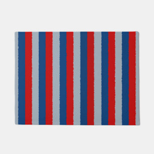 Tapete Patriótico Vermelho, Branco e Azul