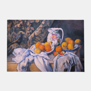 Tapete Paul Cezanne - A Vida Estática com uma Cortina