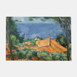 Tapete Paul Cezanne - Estaque com Telhados Vermelhos