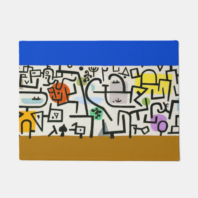 Tapete Paul Klee Abstrato Expressionista Rich Harbor (Frente)