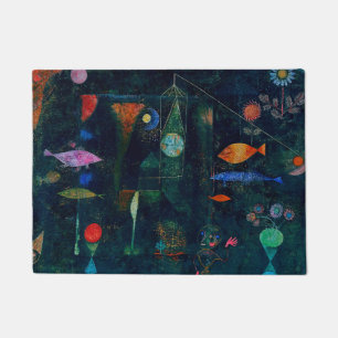 Tapete Paul Klee Fish Magic Abstrato Pintura Gráfica