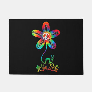 Tapete Peace Courage Love Hope Sapos Hippie