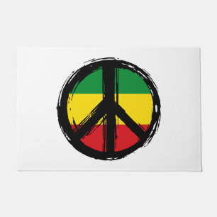 Tapete Peace Symbol with reaggae style