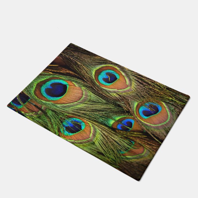 Tapete Peacock Feather Door Mat (Inclinado)