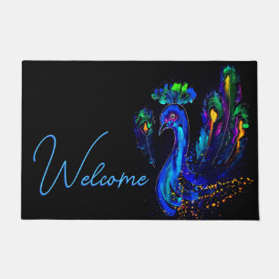 Tapete Peacock Whimsical Pintado