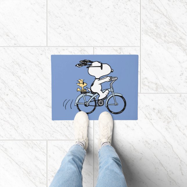 Tapete Peanuts | Snoopy & Woodstock Bicycle (Interior)
