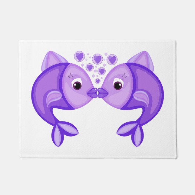 TAPETE PEIXE DE BEIJO (Frente)