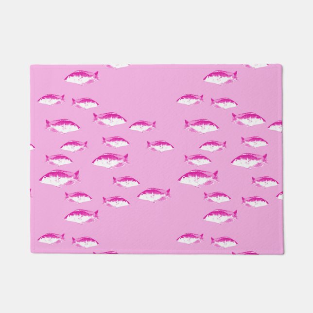 Tapete Peixe rosa (Frente)